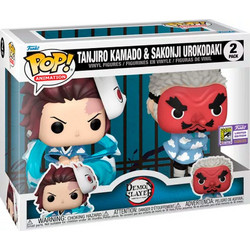 Funko Pop! Animation 2-Pack Tanjiro Kamado & Sakonji Urokodaki Demon Slayer Kimetsu No Yaiba Exclusive