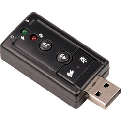 Εξωτερική κάρτα ήχου 7.1 USB to Jack 3.5mm F για PC/MAC/Linux