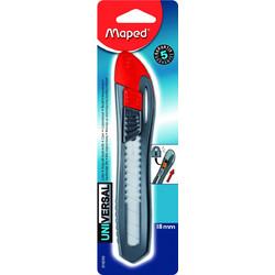 Κοπίδι MAPED UNIVERSAL9mm BLISTER BLUE-RED-YELLOW 5ετή Εγγύηση 092310