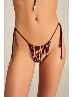 PCP Bella Shanghai Bikini Brazil Animal Print Καφέ