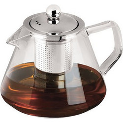 Berlinger Haus Γυάλινη Τσαγιέρα 1000ml με ενσωματωμένο φίλτρο, Black Silver Collection BH-7805 - Berlinger Haus