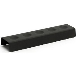 ΒΑΣΗ ΤΡΟΦΙΜΩΝ ΜΑΥΡΗ 6x24x4cm ΑΛΟΥΜΙΝΙΟ LES ESSENCES 7593 - COMAS