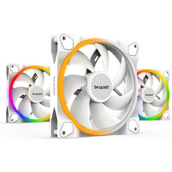 Be Quiet Light Wings Case Fan 140mm ARGB με Σύνδεση 3-Pin 4-Pin PWM 3τμχ White