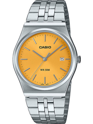 Casio Standard Γυναικείο Ρολόι με Ασημί Μεταλλικό Μπρασελέ MTP-B145D-9AVEF