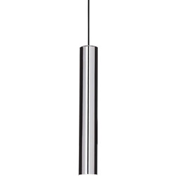 Ideal Lux Look Κρεμαστό Φωτιστικό Οροφής Μονόφωτο GU10 Ασημί 104942