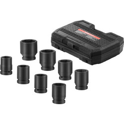 VEVOR Axle Nut Impact Socket Socket 3/4" Drive 6-Point 8PCS Metric Spindle Socket