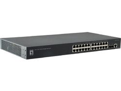 LevelOne GTL-2661 Managed L2 Switch με 24 Θύρες Ethernet 1000Mbps και 2 SFP θύρες