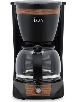 Izzy C108S Καφετιέρα Φίλτρου 950W Black/Wooden