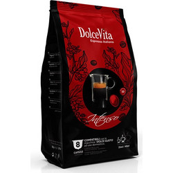 Dolce Vita Κάψουλες Espresso Intenso Συμβατές με Μηχανή Nespresso 100τμχ