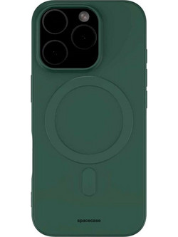 Θήκη iPhone 16 Pro Max Spacecase Silicone Magnetic Case Σιλικόνης με MagSafe - Dark Green (5905719111700)