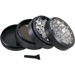 Hammercraft Αλουμινίου Black 63mm 4 Parts Grinder Αλουμίνιο