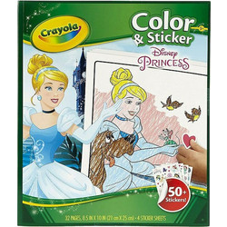 Crayola Ζωγραφική Χρωμοσελίδες & 50 Πριγκίπισσες για Παιδιά 3+ Ετών