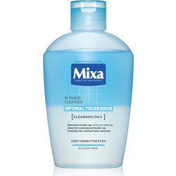 Mixa Optimal Tolerance Bi-phase Cleanser Eye Makeup Remover 125ml