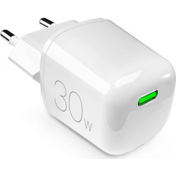 Puro Mini Pro Φορτιστής Χωρίς Καλώδιο με Θύρα USB-C 30W Power Delivery White