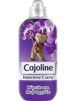 Cajoline Συμπυκνωμένο Μαλακτικό Ρούχων Intense Care με Άρωμα Μύρτιλο και Μωβ Ορχιδέα 1.196lt