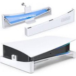 OIVO PS5 Horizontal Stand, PS5 Accessories Base Stand Compatible with Playstation 5 Console Disc & Digital Editions, Upgraded PS5 Desk Stand with Screw Fixing (White)