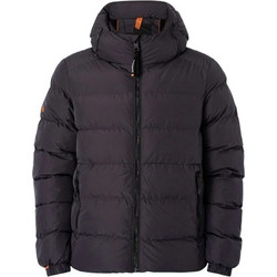 Superdry Hooded Sports Ανδρικό Μπουφάν Χειμωνιάτικο Puffer Ανθρακί M5011905A-PIJ