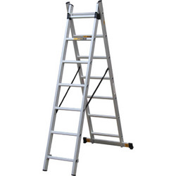 Prostep Διπλή Σκάλα Αλουμινίου 2x7 Σκαλοπάτια PS1120