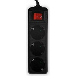 Πολύπριζο Lamtech (LAM113270) - 3x Sockets - 3m - Black LAM113270