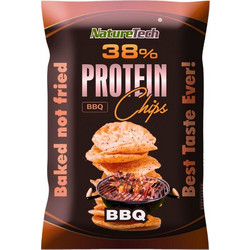 Πρωτεινικά Τσιπς Φούρνου 38% με γέυση BBQ NatureTech 50g - NatureTech