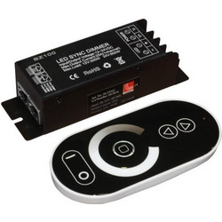 Ντίμερ Ταινίας LED 12VDC/24VDC 25A Μαύρο Τηλεχειριστήριο Αφής 30-33325 Lumen-30-33325-Μαύρο 30-33325