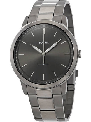 Fossil Ανδρικό Ρολόι με Γκρι Μεταλλικό Μπρασελέ FS5459