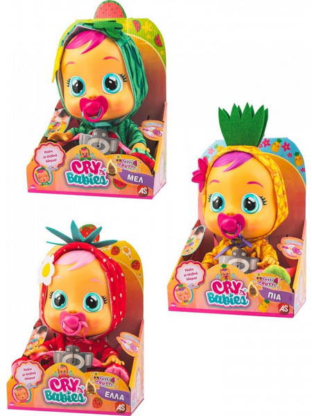 AS Company Κλαψουλίνια Tutti Frutti 3 Σχέδια