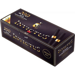 Invictus Black Αδεια Τσιγάρα με Φίλτρο 24mm - 200τεμ