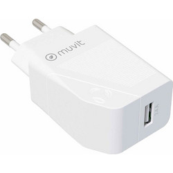 Muvit Φορτιστής Χωρίς Καλώδιο με Θύρα USB-A 12W White MCACC0002