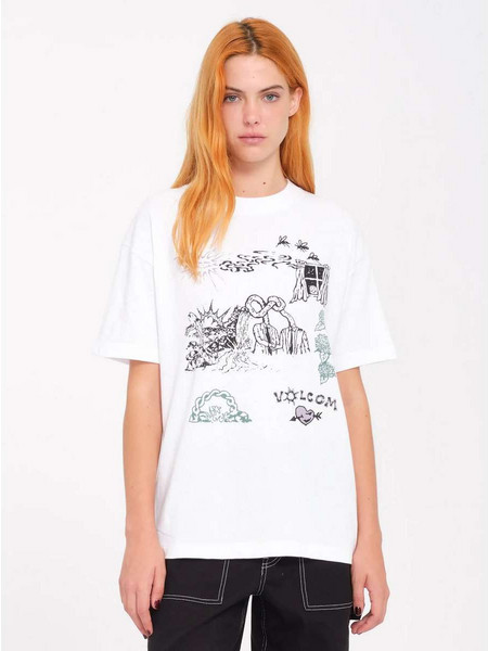 Volcom KEUTCHI Women΄s T-SHIRT - WHITE