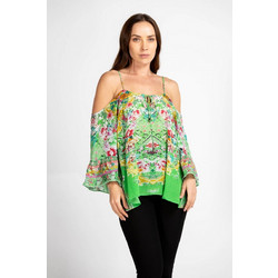 Inoa - Τοπ Γυναικείο Gypsy Top With Crystals On Neck-I202120