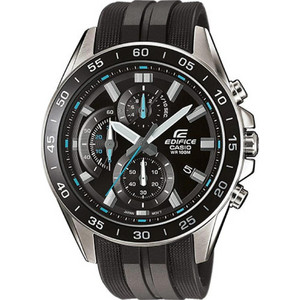 Casio Edifice Ανδρικό Ρολόι Χρονογράφος με Μαύρο Καουτσούκ Λουράκι EFV-550P-1AVUEF Casio Edifice Ανδρικό Ρολόι Χρονογράφος με Μαύρο Καουτσούκ Λουράκι EFV-550P-1AVUEF