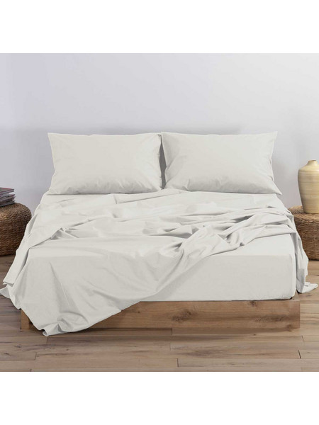 Παπλωματοθήκη Υπέρδιπλη (230x240) Nef-Nef Homeware Basic Ecru 1211
