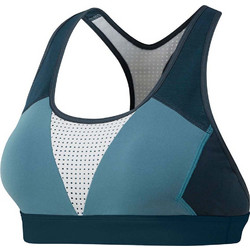 Reebok Hero Racer Padded Bra Αθλητικό Μπουστάκι με Μέτρια Στήριξη & Αφαιρούμενη Ενίσχυση Πετρόλ DU4110