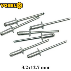 VOREL 70340 ΣΕΤ ΠΡΙΤΣΙΝΙΑ ΑΛΟΥΜΙΝΙΟΥ 50 ΤΕΜ 3,2x,12,7 mm
