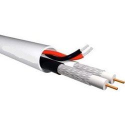ANGA ST-CC07 (100μ) Καλώδιο CCTV 2 x mini RG59 + 2 x 0.50mm CU/PVC