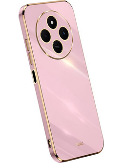Θήκη Xiaomi Redmi 14C / Poco C75 XINLI Premium Electroplating, λεπτή σχεδίαση και ανυψωμένη προστασία φακού για πλήρη κάλυψη μωβ