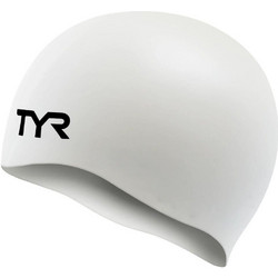 ΣΚΟΥΦΑΚΙ TYR WRINKLE-FREE SILICONE ADULT SWIM CAP ΛΕΥΚΟ