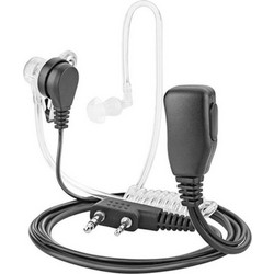 Handsfree Ακουστικό Airtube με διαφανές σπιράλ για Baofeng,Kenwood
