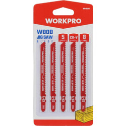 ΛΑΜΑ ΣΕΓΑΣ ΞΥΛΟΥ 100mm BOSCH (ΣΕΤ 5τμχ) 8TPI WP404001 WORKPRO (PROFI) (ΚΑΡΤΕΛΑ)