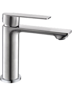 Atena 690511BN Μπαταρία Νιπτήρος Inox Brush Nickel με Βαλβίδα