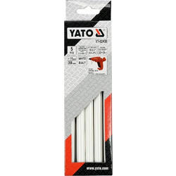 YATO Λευκή Θερμαινόμενη Σιλικόνη 11,2mm Σετ 5 τμχ (ΥΤ-82438)