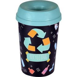 Homeplast Κάδος Ανακύκλωσης Πλαστικός 50lt Φ36xΥ59cm
