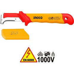 INGCO HIDCK1851 Μαχαίρι - απογυμνωτής καλωδίων κυρτό 1000V VDE ηλεκτρολόγου