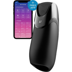 Satisfyer Men Vibration Connect App Pocket Αυνανιστήρι με Δόνηση