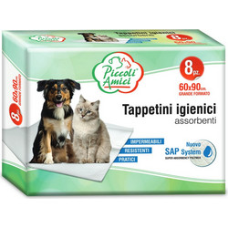 Piccoli Amici Πάνες υγιεινής για κατοικίδια 60x90 8τμχ