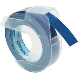 Dymo S0898140 λευκό σε μπλε ανάγλυφη ταινία, 9mm (πρωτότυπο Dymo)