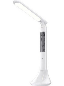 Επιτραπέζιο Φωτιστικό LED Remax με Εμφάνιση Ώρας/Ημερομηνίας/Θερμοκρασίας 1200mAh RT-E601 Λευκό