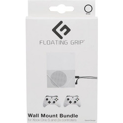 Floating Grips Xbox One S and Controller Wall Mounts - Bundle (White) XONE NEW