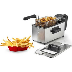 Cheffinger Φριτέζα Λαδιού από Ανοξείδωτο Ατσάλι 2000W με Αφαιρούμενο Καλάθι 3L, CF-EDP3 - Cheffinger